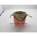 Jy-Cup13   Promotion Gift Costmeitc Canvas Fabric Jewelry Storage Bags